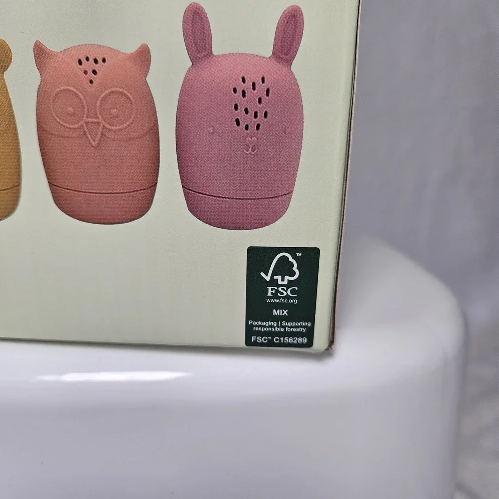 Charlie & Aria 4 Piece Silicone Animal Bath Toy Set Ages 0+